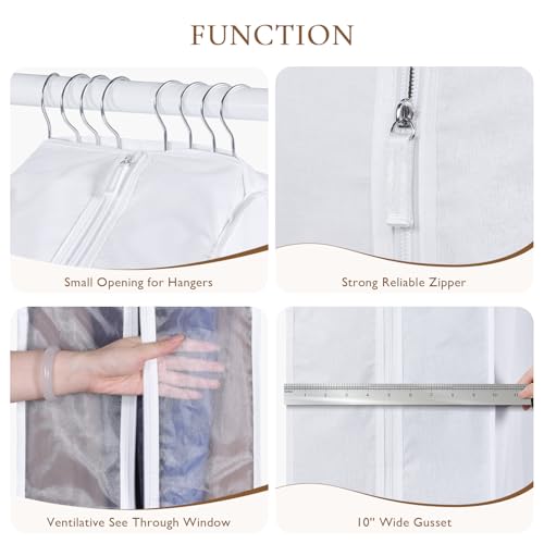 Univivi Organic Cotton Suit Cover with Window