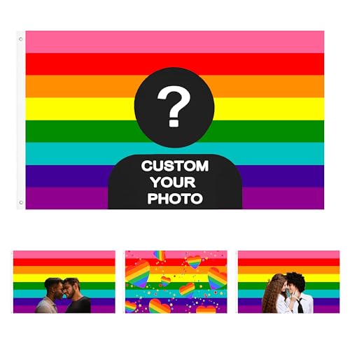Drapeau LGBTQ Gay Fierté Décoration Chambre et Bannières DIY Extérieur