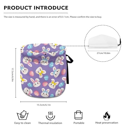 Image of Rabbit Egg Tea Cosy, Stain Resistant Teapot Cozy Breakfast Warmer Insulation and Keep Warm, Tea Kettle Cover for Home Kitchen Thanksgiving Decor