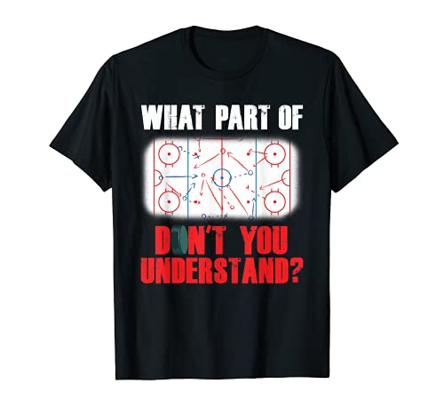 Funny Ice Hockey Mom Dad Coach Player T-Shirt