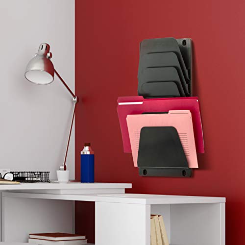 Officemate Wall File Holder, Letter/Legal, 7 Pockets, Black (21505) by Officemate - Image 7