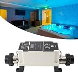 Basen z pompą Ciepła 230 V - 2,7–3,3 KW Basen Termostat z Natychmiastowym Podgrzewaczem Wody z Cyfrowym Wyświetlaczem do Wanny z Hydromasażem