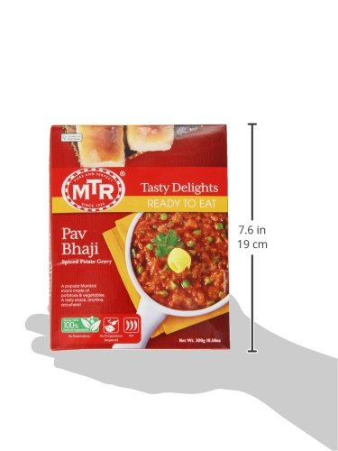 Mtr Pav Bhaji, 10.5-Ounce Boxes (Pack Of 10) #TOP3