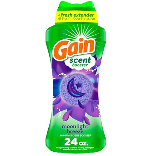 Gain In-Wash Laundry Scent Booster Beads, Moonlight Breeze Scent, 24.0 OZ, Fresh Extender + Odor Protection by Gain - Used condition - US$14.74