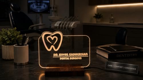 Image of DON'T JUDGE ME CUSTOMISED Doctor Lamp with Doctors Name and Design | Personalized Gift for Doctors (Warm White Color LED Light) (DOCTOR-12)