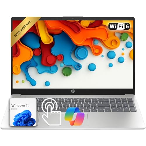 EBRANE Customized HP 15.6" FHD Touchscreen Business Laptop | 10-Core Intel Core 7 Processor | 32GB DDR5 RAM | 2TB PCIe SSD | Windows 11 | Wi-Fi 6 | HDMI | Lightweight Laptop for Work & Study