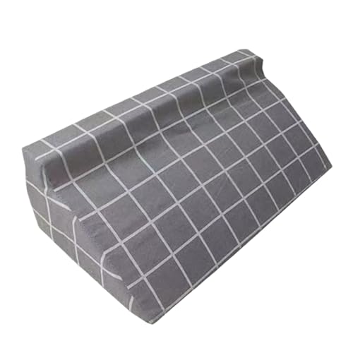 DDUANDA【在庫処分セール】三角マット 介護クッション ウェッジクッション 高反発 通気性 体圧分散 姿勢サポート 腰・背もたれ・足枕 なだらか傾斜 寝返り補助 リハビリ シニア 逆流性食道炎対策 カバー洗える 敬老の日ギフト 60*20*25CM