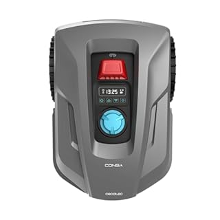 Cecotec Robot Tondeuse Conga Grasshopper 800 Connected. avec App, Moteur Digital sans Balais, Surfaces de 800m2, Pente Maximale de 35%, Régulateur de Lame, Détecteur de Pluie