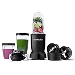 NutriBullet 900w Series Mega pack, personal blender, blender, with 2x blades including milling blade for dry blends, 3x cups, smoothie maker, Black (NB9-1107AK)