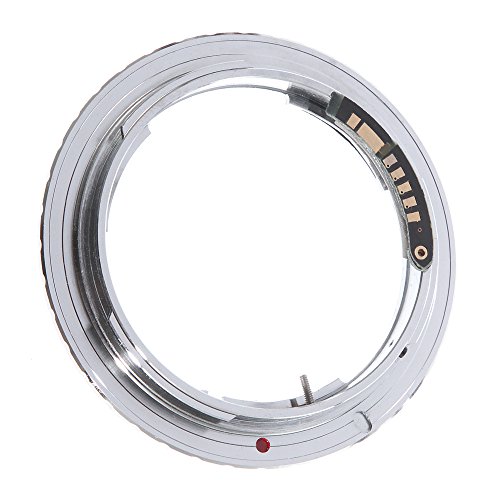 Adaptador FocusFoto 9.a generación AF Confirm para lentes Olympus OM a cámaras Canon EOS EF y EF-S (80D, 77D, 70D, 60D, 5D Mark II/III, 7D, 6D, 3000D, etc.)