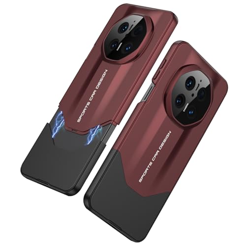 COUQE Custodia per Huawei Mate 70 Guscio posteriore, Guscio scudo paraurti avanzato, Cover antiurto per Huawei Mate 70-Rosso