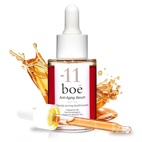 Sérum visage à peptides bronzants anti-rides 30 ml : Éclat naturel et hydratation à l'acide hyaluronique