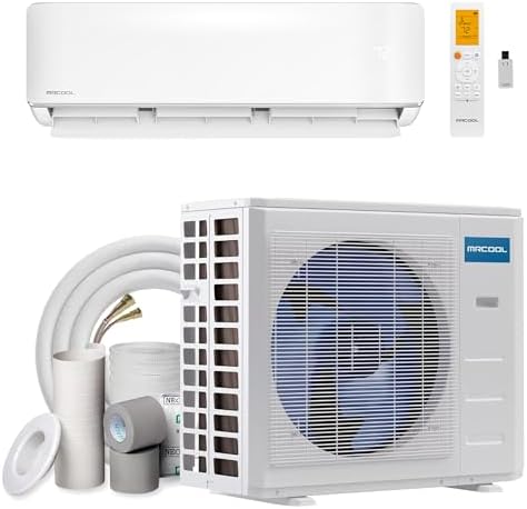 MRCOOL 36000 BTU 115V Ductless Inverter Mini Split Air Conditioner & Heat Pump System, 5th Gen DIY - Wall-Mounted AC Unit w/ Heating and Cooling for Home, Office & Commercial Space
