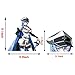 YUNEX 5.1 Inch Peeking Anime Esdeath Car Decals Cartoon Bumper Turnk Laptop Window Stickers Motorcycle Campervan Vinyl Wrap (2Pcs)
