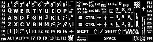 English US Large Lettering (Upper CASE) New Non-Transparent...