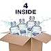 Pedialyte Electrolyte Water with Zero Sugar, Hydration with 3 Key Electrolytes & Zinc for Immune Support, Berry Frost, 33.8 Fl Oz (Pack of 4)