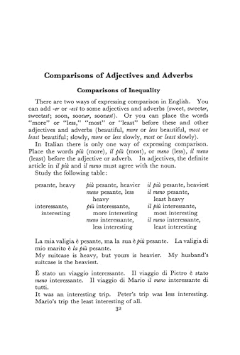 Dover Publications Ragusa, Olga Essential Italian Grammar: All The Grammer Really Needed For Speech And Comprehension thumb #11