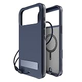 BodyGuardz Performance Pro Compatible with iPhone 17 Pro Max Case - Shockproof 18FT Drop Rating - Compatible with MagSafe - Temperature Regulating Technology - Kickstand (Navy Blue)