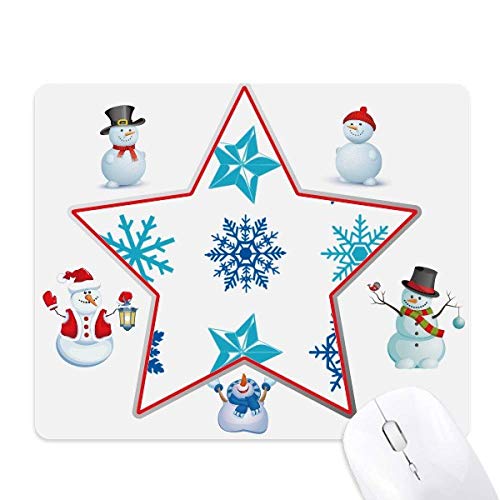 Tapis de souris bonhomme de neige Noël pour décorer votre bureau festif