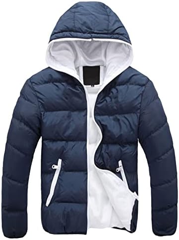 FONMA Men's Hooded Winter Coat Warm Puffer Jacket Thicken Cotton Coat with Removable Hood ringmaster jacket men's outerwear jackets & coats puffer jacket men