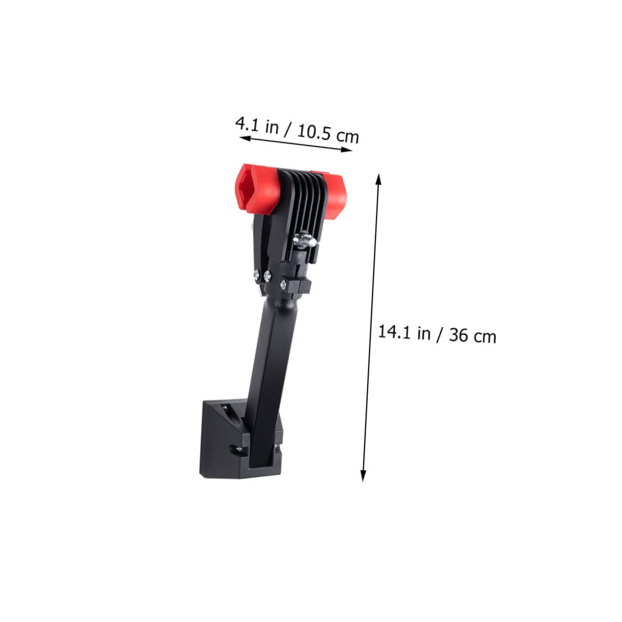 NUOBESTY Colgador para Bicicletas de Pared en Metal Ligero y Diseño Simple, Soporte Horizontal Adecuado para Guardar y Colgar Bicicletas en Interiores