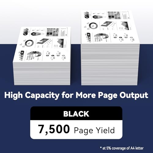 Image of 210X Black Toner Cartridge Compatible Replacement for HP 210X W2100X 210A High-Yield Version Works with HP Color Pro MFP 4301 4201 Series 4201dw 4201dn MFP 4301dw 4301fdn 4301fdw 1-Pack Black