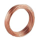 Soft Coil Copper Tube T2 Seamless Round Pipe Tubing For Refrigerators Air(10x1.5mm)