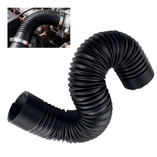 3" Diameter Engine Air Intake Hose Replacement,Adjustable Flexible Cold Air Intake Hose Expandable to 39.37",Universal Airs Intakes Tube Car Accessories for Most Vehicles