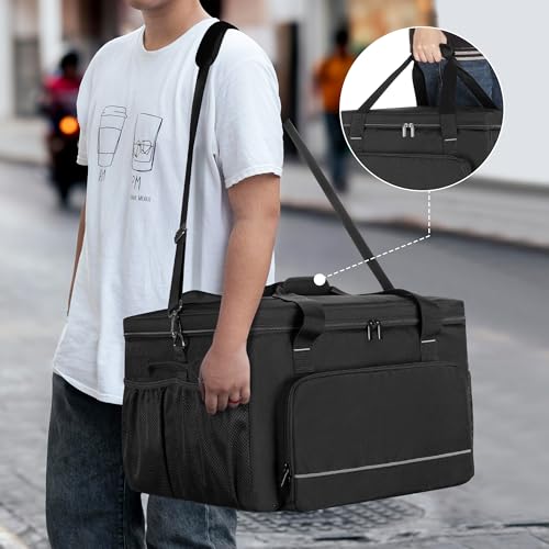 Yarwo Printer Carrying Case Compatible with HP OfficeJet Pro/DeskJet/Smart-Tank, Padded Office Printer Storage Bag with Base Board and Dividers for Ink, Paper and Office Supplies (BAG ONLY) by Yarwo - Image 6