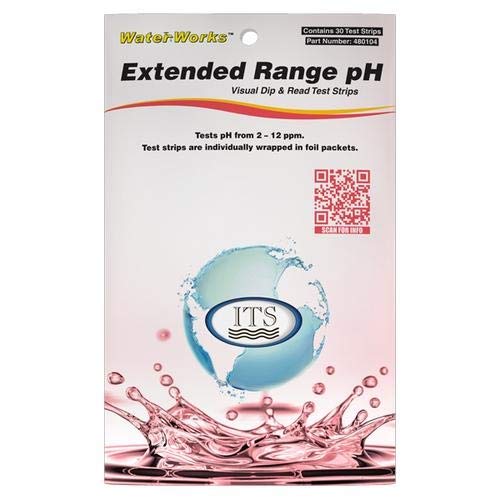 Industrial Test Systems 480104, Extended Range pH Check (Pack of 24 pcs)