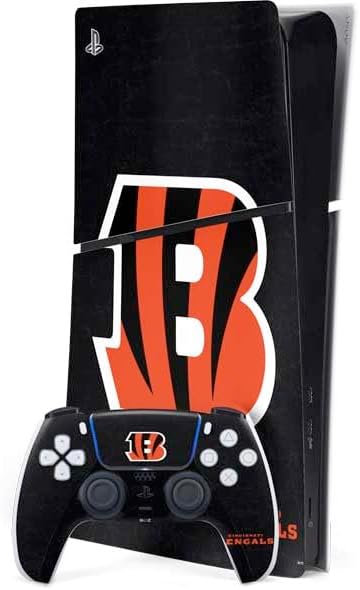 Skinit Decal Gaming Skin Compatible with PS5 Slim Digital Edition Bundle - Officially Licensed NFL Cincinnati Bengals Team Motto Design
