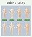 XiDonDon 1/12 Scale BJD Doll Body 9.6cm/11cm YMY2 Body Action Figures Replacement Body Doll Accessories (Normal White,11cm)