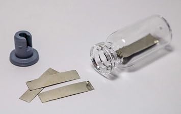 Zirconium Metal Strips/Electrode 99.99% Pure Element 40 Zr Chemistry Sample - Science experiment - Chemistry kit - Periodic Table, Element Collection, Transition Metals