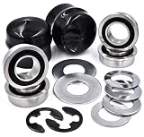 (4 Pack) 532124959 124959 HD Switch Front Wheel Bearing Bushing to Bearing Conversion Kit fits Husqvarna, AYP...