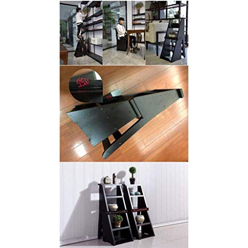 Taburete de escalada plegable en madera maciza multifunción para hogar 6