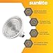 Sunlite LED PAR30 Short Neck Flood Light Bulb, 9 Watt, (75W Equivalent), 850 Lumens, Medium Screw (E26) Base, Dimmable, ETL Listed, 3000K Warm White, 6 Count