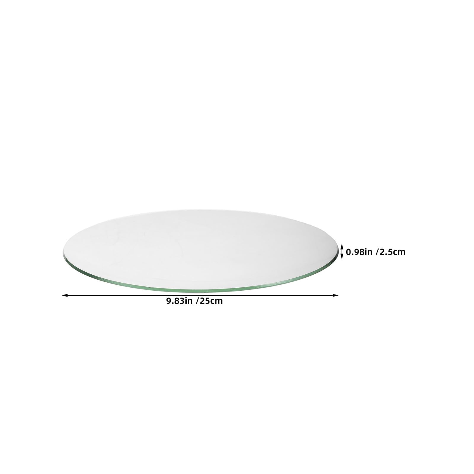 Generico cubierta de vidrio convexo para reloj 10 inch Panel Redondo per relojes de pared e Uso en casa y oficina Multi-Purpose Vetro Panel con Enhanced Visibility e DIY Projects