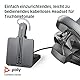 Plantronics CS540 Kabelloses DECT-Headset mit APS-11- Einohr (Mono), veränderbar (3 Tragevarianten) - Anschluss an Tischtelefon - Mikrofon mit Geräuschunterdrückung, Schwarz