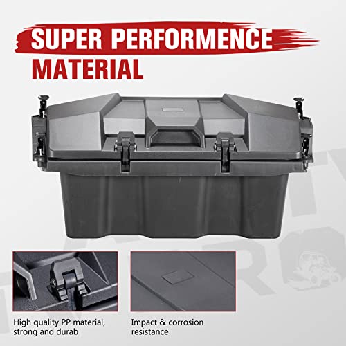 A & UTV PRO 60 QT Forward Cargo Box Compatible with 2022 2023 2024 Polaris RZR PRO R/Pro R 4, Rear Storage Bin Bed Tool Box Accessories, Waterproof Dust Resistant, Replace OEM # 2884235 by A & UTV PRO - Image 5