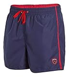 Zagano Adam Lipski Badehose Herren Schwimmhose Herren Badeshorts Badeshort Herren Badehose Herren lang blau dunkelblau Cobalto, 5105 Gr.4XL