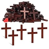 Multiuso: Oltre a essere utilizzate come decorazioni pasquali, queste mini croci possono essere utilizzate anche per progetti fai da te come portachiavi, collane fatte a mano e regali.
