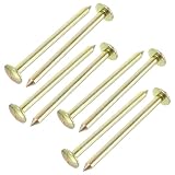 Mikikit 10 Pezzi Paletti in Acciaio Inox per Fissaggio Esterno, Facili da Installare e Resistenti, per Uso Domestico e Giardino