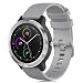 Produktbild Onedream Armband Kompatibel mit Garmin Vivoactive 3 Vivomove, Sport Watch Straps Ersatz Armband Silikonarmband Uhrenarmbänder Zubehör 20mm für Damen und Herren, Grau (Keine Uhr)
