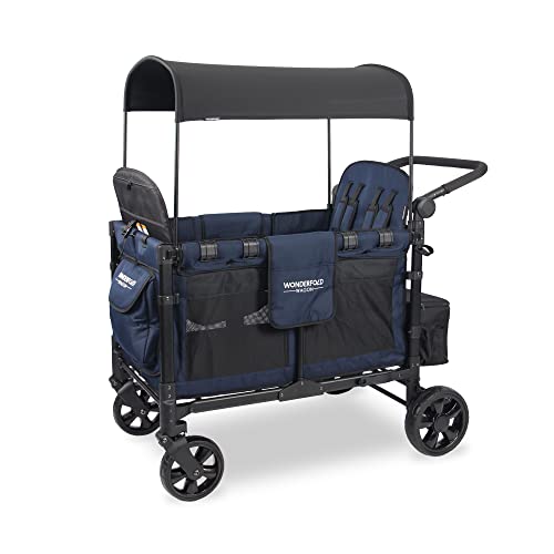 WONDERFOLD W4 Elite Quad Stroller Wagon 
