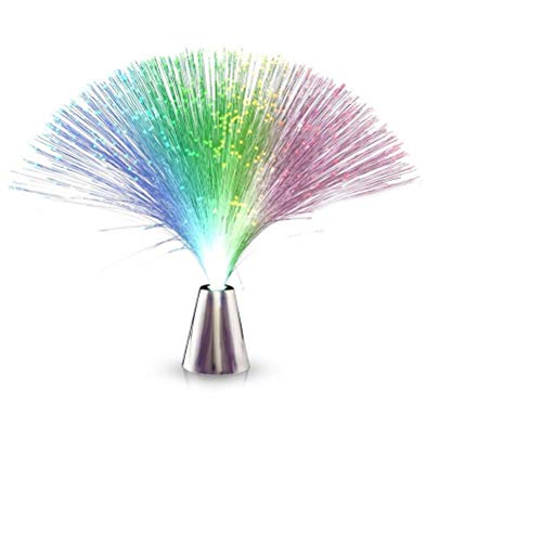 Amoyeric Lumière à Fibre Optique, Lampe à Fibre Optique LED 7 Couleurs, Belle Couleur Romantique...