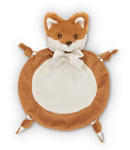 Bearington Baby Wee Fritz, 8 x 7 Inch Small Fox Stuffed Animal, Nursery Decor, Security Blanket Lovey for Babies