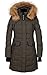 Produktbild MISS SUN SIB-V304 Damenmantel SNOWIMAGE Outdoor Parka mit ECHTFELL Kapuze (Länge: 88 cm) Gr.34/36 (M) realfur padded coat