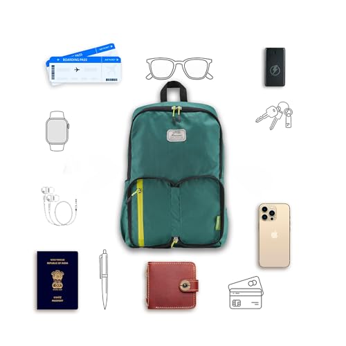 Image of HARISSONS Ibex Foldable Daypack | 13L | Ultra-Lightweight & Packable | Specialized Dobby Fabric | Travel, Day Trips & Daily Use
