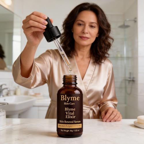 DFTLUUE Blyme Prime Elixir, with Peptide, Hyaluronic Acid and Retinol, Help Reduce Appearance of Fine Lines, Support Skin Elasticity, Hydrating & Firming Face Serum for Mature-Looking Skin, 30ml (30g)