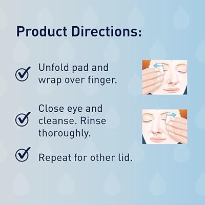 OCuSOFT Lid Scrub منظف الجفن الأصلي - مناديل الجفن المسننة مسبقًا لظروف معتدلة إلى معتدلة - منظف الجفن لتنظيف ، راحة وتهدئة الجفون المهيأة - 30 كونت
